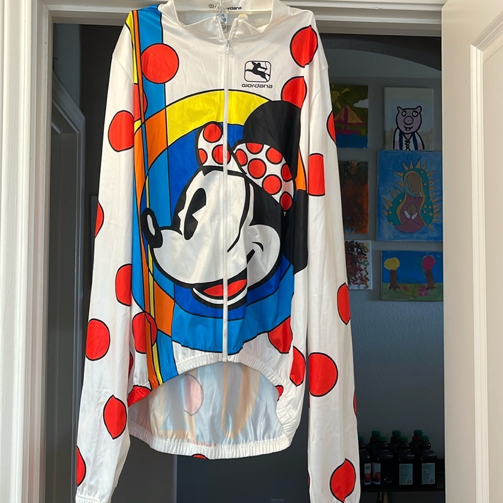 Vintage Mickey Mouse Giordana Disney Cycling Jersey